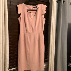 Closet London dress in light dusty rose